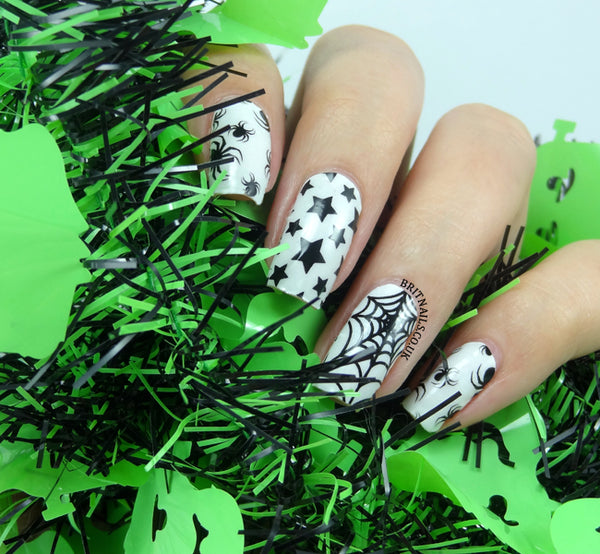 Glow In The Dark - Midnight Party Nail Wraps