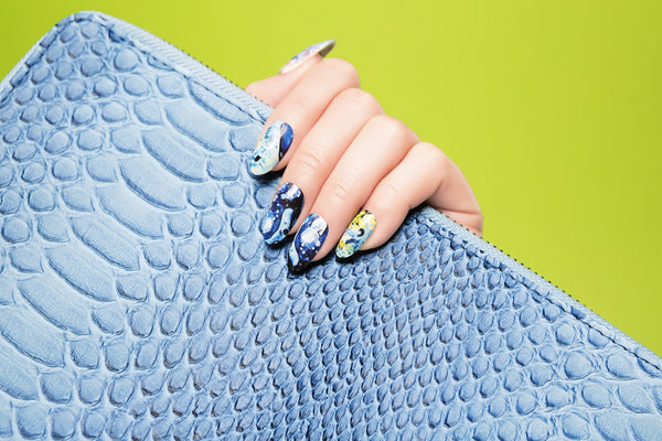 High Shine Effect - Ocean Colour Nail Wraps