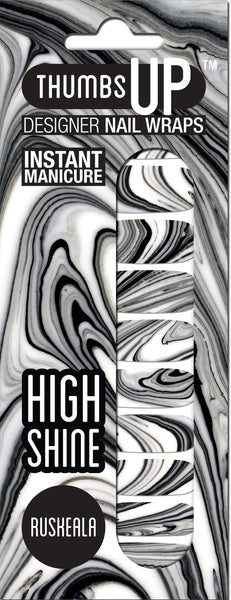 High Shine Effect - Ruskeala Nail Wraps
