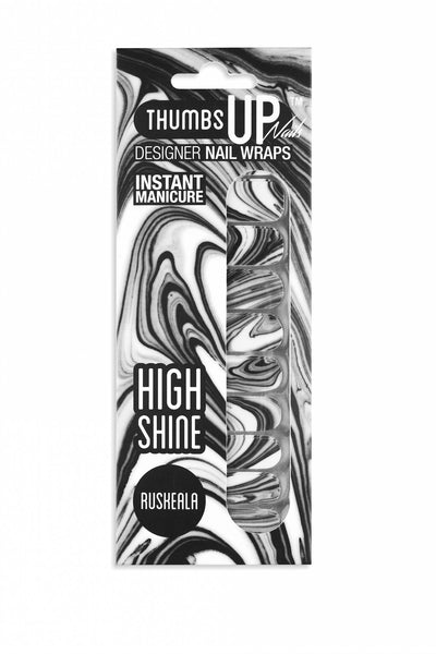 High Shine Effect - Ruskeala Nail Wraps