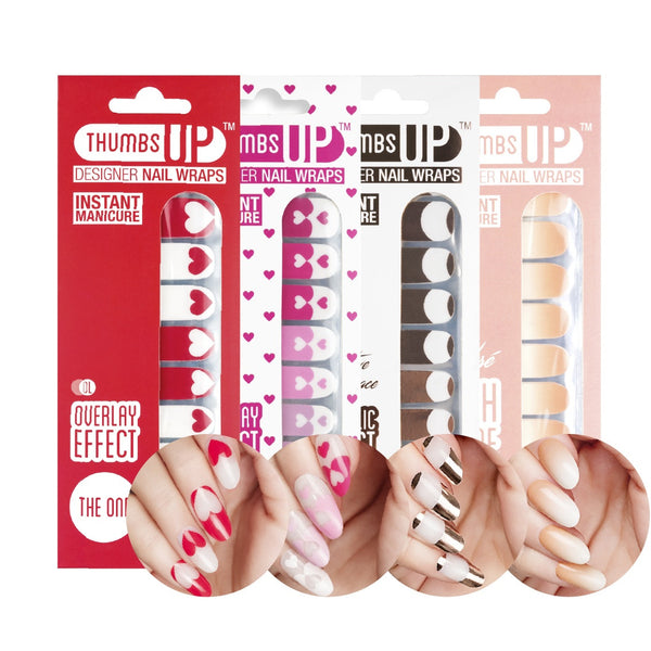 Multi-pack - Romance Collection Nail Wraps Pack
