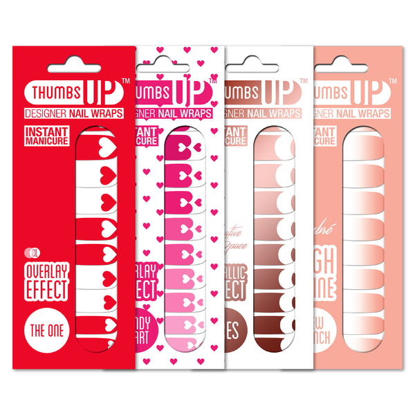 Multi-pack - Romance Collection Nail Wraps Pack