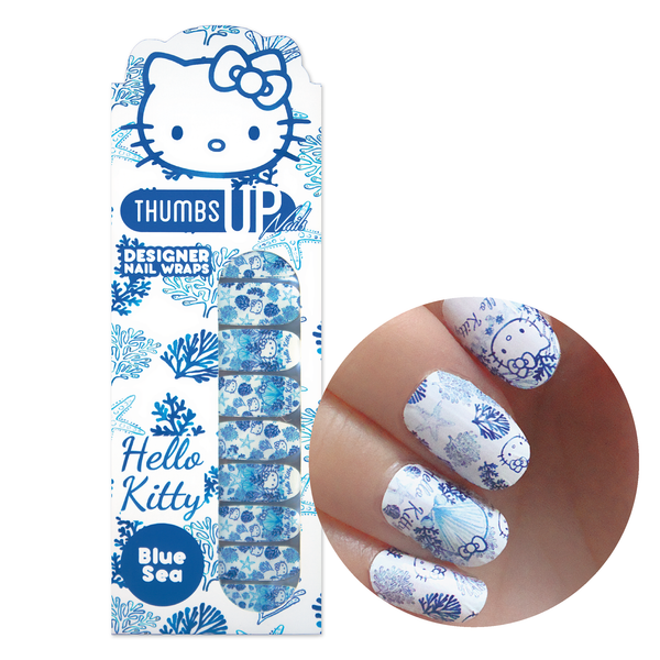 Hello Kitty Special Edition Blue Sea Nail Wraps