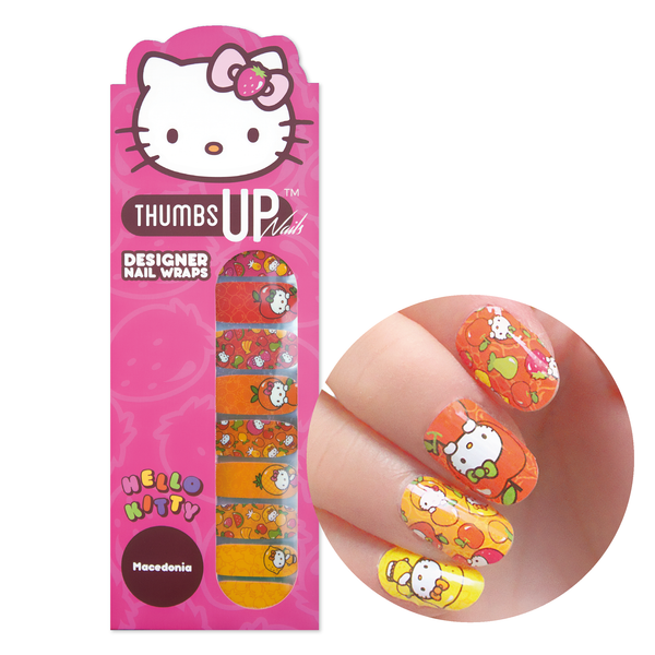 Hello Kitty Special Edition Macedonia Nail Wraps