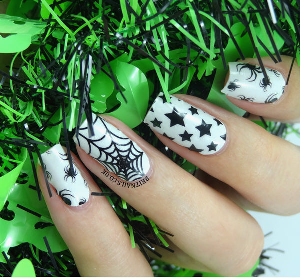 Glow In The Dark - Midnight Party Nail Wraps