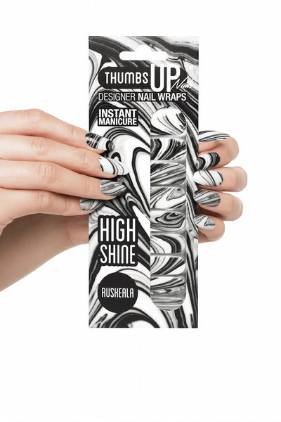 High Shine Effect - Ruskeala Nail Wraps