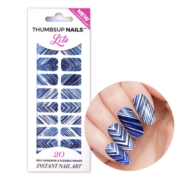 High Shine Effect - Shibori Nail Wraps