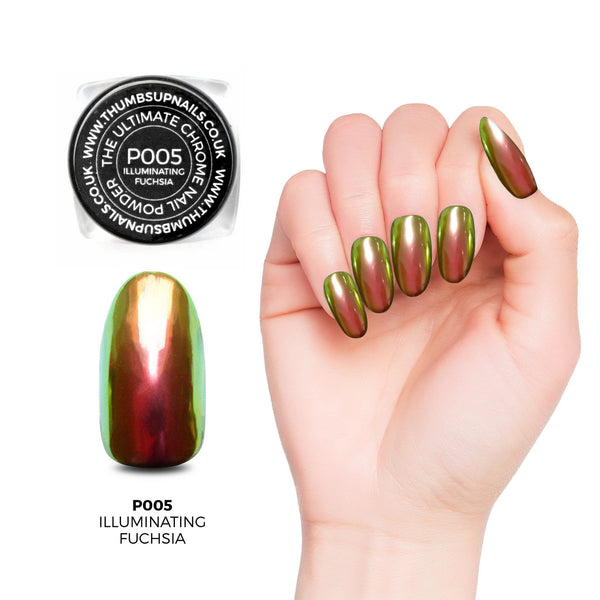 Nail Powder - The Ultimate Chrome Powder - Rainbow Mermaid